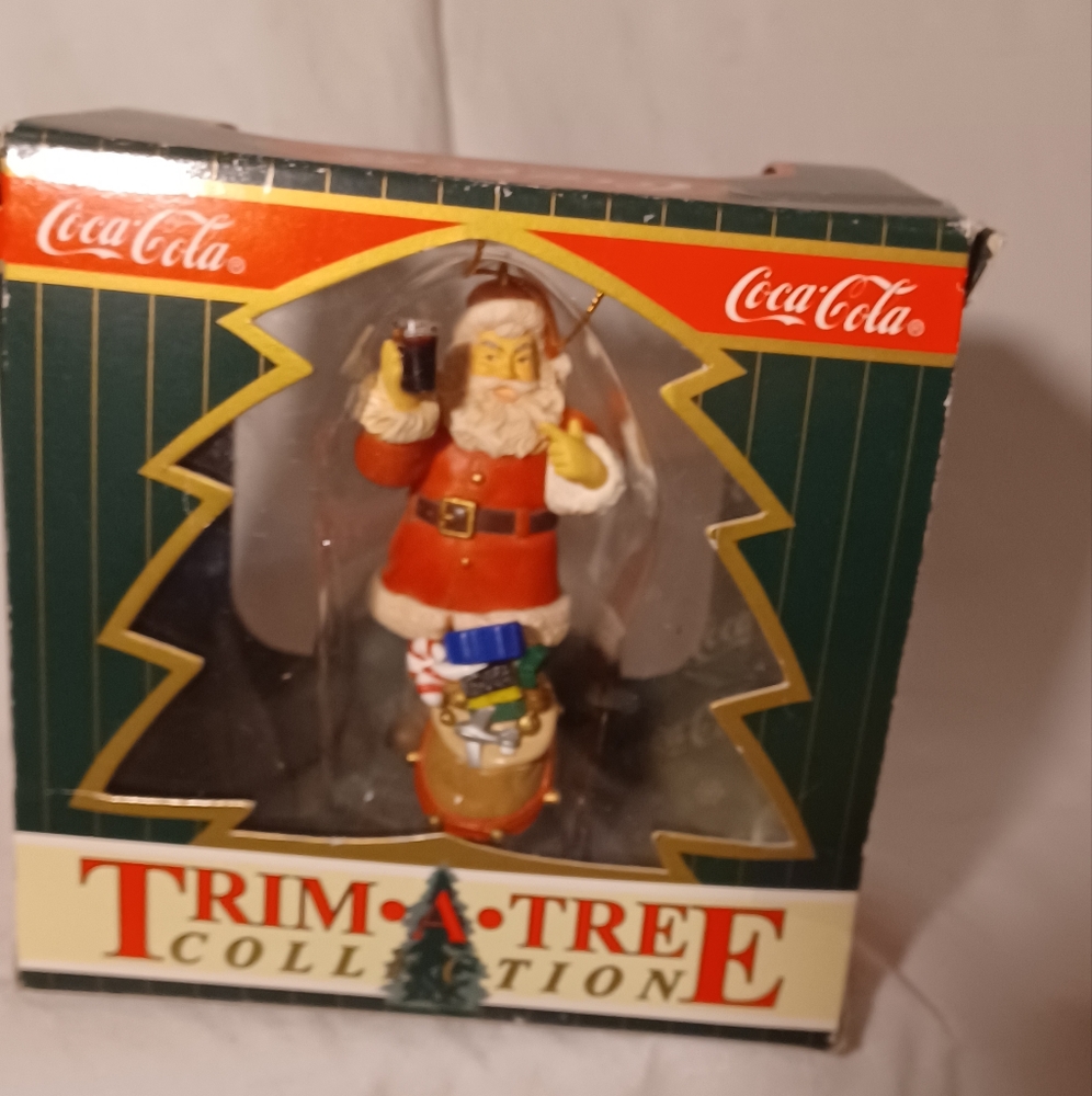 1999 Coke Santa Ornament